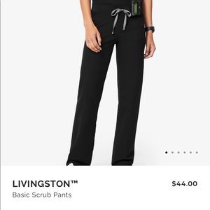 Figs Black Scrub Pants